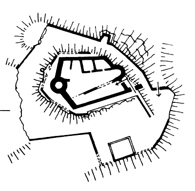 Grundriss Château de Lutzelbourg