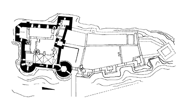 Grundriss Château de Tarascon