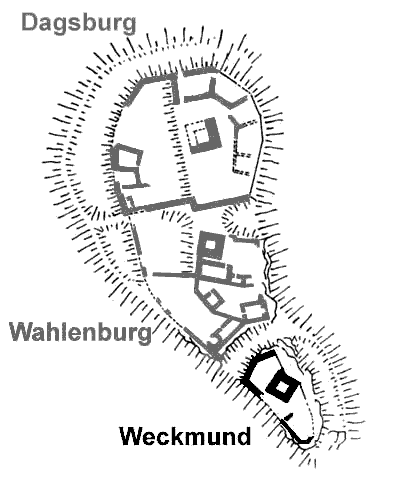 Grundriss Burg Weckmund