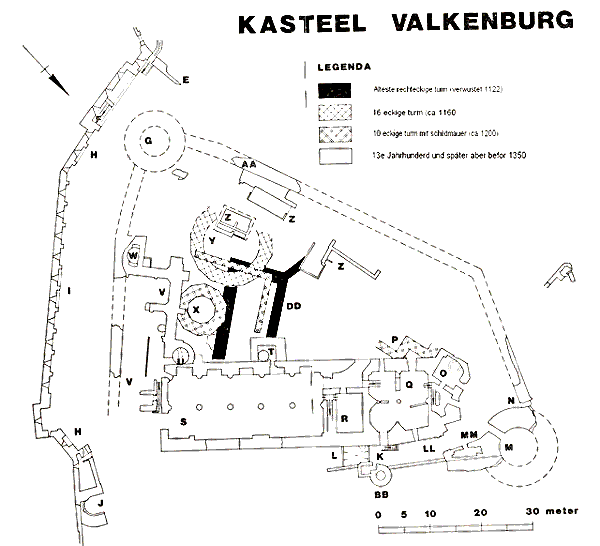 Grundriss Valkenburg